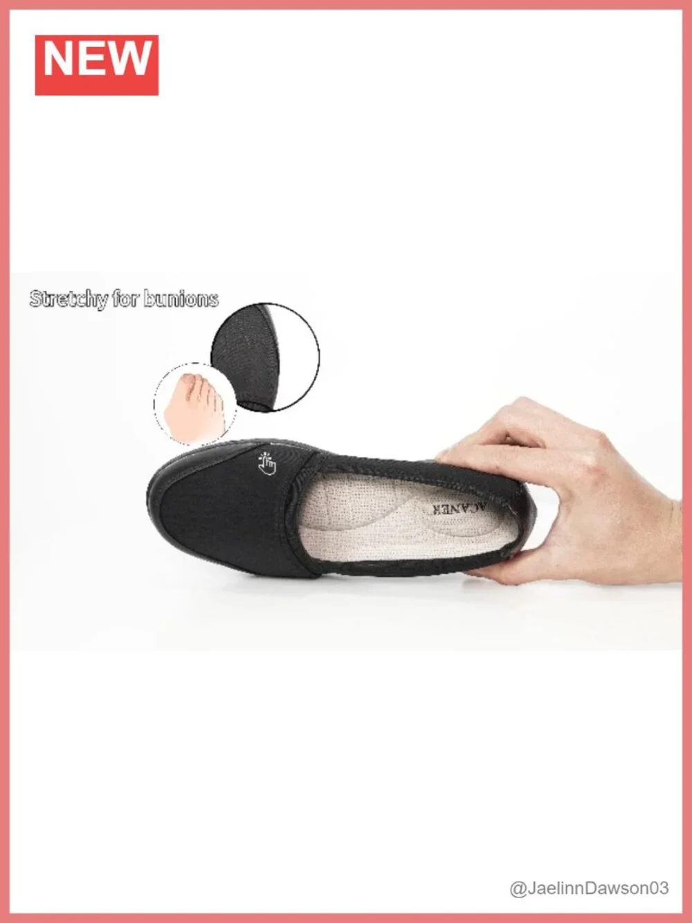 Women's Stretchy Slip-On Orthopedic Loafers Comfortable Walking Work Flats